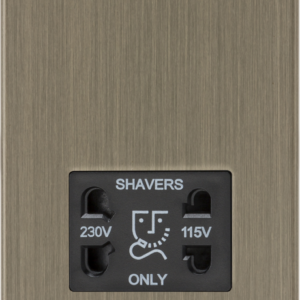 KNIGHTSBRIDGE SF8900AB SCREWLESS FLATPLATE DUAL VOLTAGE SHAVER SOCKET