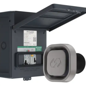 BG SYNC ENERGY EVLR7MS 7.4W WI-FI + LAN LINK RECESSED EV CHARGER WITH METAL CONTROL BOX