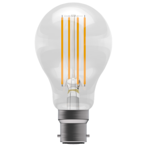 BELL 60764 5.7 WATT BC GLS DIMMABLE CLEAR FILAMENT LED LAMP WARM WHITE