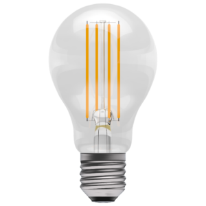 BELL 60765 5.7 WATT ES GLS DIMMABLE CLEAR FILAMENT LED LAMP WARM WHITE