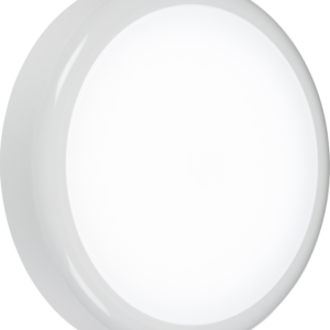 KNIGHTSBRIDGE BT9ACT WHITE IP65 9WATT 3000/4000/5700K CCT ADJUSTABLE LED BULKHEAD