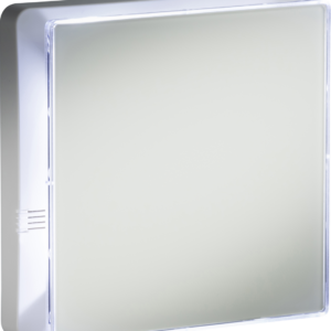 KNIGHTSBRIDGE EX3TWH IP45 100MM/4 INCH LED BACKLIT EXTRACTOR FAN WITH OVERRUN TIMER WHITE