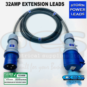 STORM 32AMP 4MM² 3PIN 240V HEAVY DUTY EXTENSION LEADS