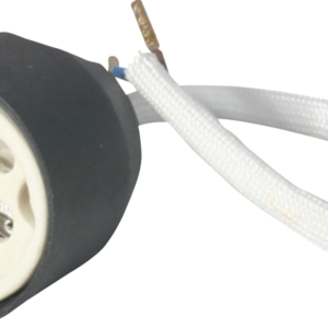 KNIGHTSBRIDGE LH02 GU10 LAMPHOLDER 260MM LENGTH SILICON OVER SHEATHED CABLE