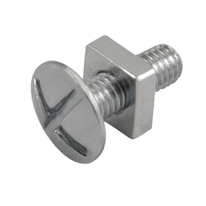 UNICRIMP QRB6-16 STEEL ROOFING NUTS AND BOLTS M6 x 16MM (PK100)
