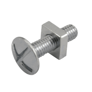 UNICRIMP QRB6-20 STEEL ROOFING NUTS AND BOLTS M6 x 20MM (PK100)