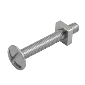 UNICRIMP QRB6-40 STEEL ROOFING NUTS AND BOLTS M6 x 40MM (PK100)