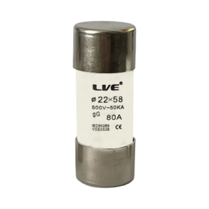 LIVE FU80A22 80AMP HOUSE SERVICE CUTOUT CARTRIDGE FUSE