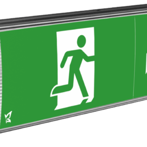 KOSNIC MUL0105-BLK MULU IP65 1W/5W 80LM 6500K EMERGENCY EXIT BULKHEAD BLACK