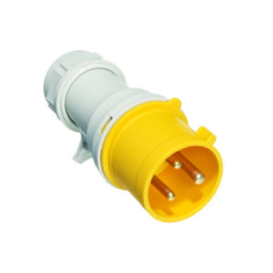 EUROPA IP163F 110V 2 PIN + EARTH 16AMP INDUSTRIAL PLUG IP44