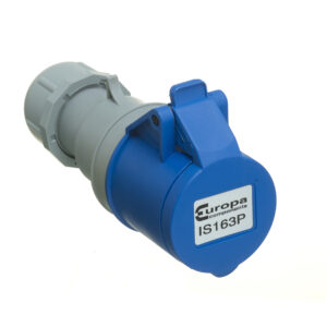 EUROPA IS163P 240V 2 PIN + EARTH 16AMP INDUSTRIAL SOCKET IP44