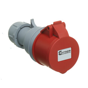EUROPA IS164N 415V 3 PIN + EARTH 16AMP INDUSTRIAL SOCKET IP44