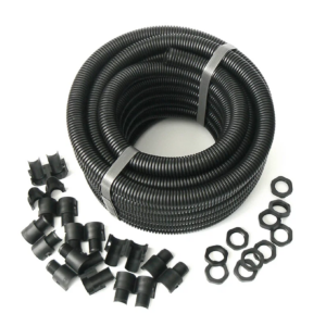 TERMINATION TECHNOLOGY M20CONN-PK 20MM FLEXIBLE CONDUIT KIT 10MTR C/W 10 GLANDS BLACK