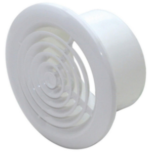 MONSOON MONV 4907W WHITE 100MM ROUND CEILING DIFFUSER