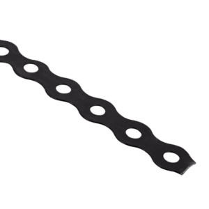 UNICRIMP QARB12B BLACK 12MM 10 METRE ALL-ROUND LSF BANDING