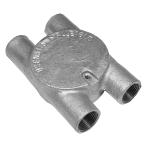 UNICRIMP QCBH420G 20MM 4 WAY H GALV CONDUIT BOX