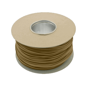 UNICRIMP QES2BR BROWN PVC 2MM CABLE SLEEVING (100MT REEL)