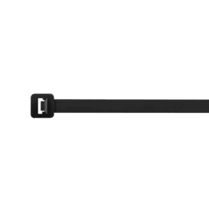 UNICRIMP QTB200S BLACK STANDARD CABLE TIES 4.8 X 200MM (PACK OF 100)