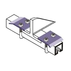 UNISTRUT CSS BC001 BEAM CLAMP WITH M10 SQ U BOLT AND HEX NUTS AND WASHERS.