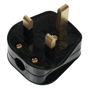 CLICK SCOLMORE PA330 13A FUSED BLACK PLUG TOP