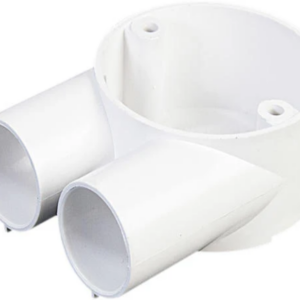 UNIVOLT CB20/2-UWH 20MM 2 WAY U CONDUIT BOX WHITE