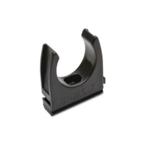 UNIVOLT CL20BK 20MM PVC CONDUIT SPRING CLIP SADDLE BLACK